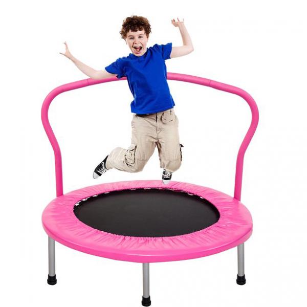 Kids 4-Folding Trampoline  with Handle
